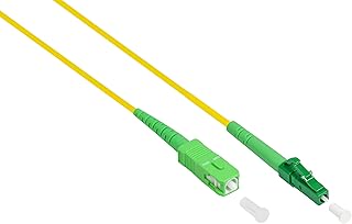 OS2 OS2 Optical Fiber Cable Connections - Simplex - Male LC (APC) to SC (APC) - MONOMODE 9/125 - Connection cable for fiber optic cable for FTTH/FTTB/FTTX/Fritzbox/Router - 2 m.. Nigeria's most loved e-commerce platform delivers affordable shopping solutions to your doorstep.