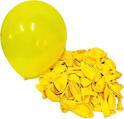 100 Yellow Balloons of Standard 12 "size for party decorations (100.. DIAYTAR Nigeria: Discover more, spend less, and enjoy delivery within 5–8 days.