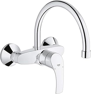 Single lever tap Grohe Euro Smart for sink.. You shop, we deliver — quick and easy with DIAYTAR Nigeria.