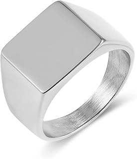 Flat ring in polished stainless steel for men and women, metal, no.. Shop for everything you need at DIAYTAR NIGERIA, with budget-friendly prices and quick delivery.