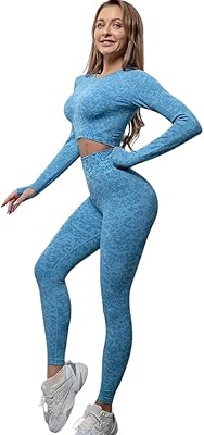 Tive two -piece yoga and gymnastics training for women, long short -sleeved short with fast drying and high -waisted leggings for running and fitness.. Your ideal shopping partner, DIAYTAR NIGERIA offers extensive variety with reliable nationwide shipping.