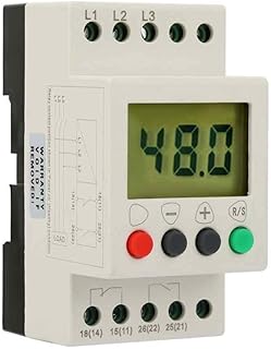 Intelligent Adjustable Adjichi 300-500V Intelligent Protective Relay on/Sub-tension with LCD screen and DIN rod support.. Shop confidently with Nigeria's most trusted e-commerce platform, offering swift and affordable delivery.