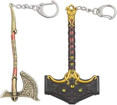 GOD OF WAR KRATOS keychain - Chaos and Léviathan Chaos and Hache Hache Channels Channel - Gifts for boys, adolescents and men, one -sized,.. No hidden costs, no long delays — just DIAYTAR Nigeria convenience.