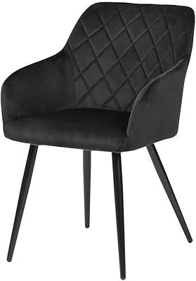 Velvety dining chairs, living room chair for restaurants, visitors and office ... (black).. Shop from our extensive catalog at DIAYTAR NIGERIA and enjoy doorstep delivery in just 5-8 days.