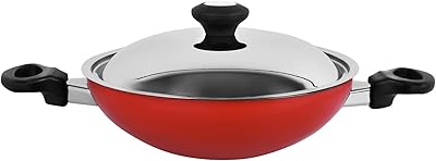 Kadai stainless steel kadai pot with stainless steel lid - PR15853.. Discover the joy of online shopping with DIAYTAR NIGERIA's budget-friendly prices and reliable shipping.