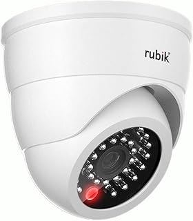 False video surveillance camera Rubik with LED flashing LED, false indoor video surveillance camera adjustable with LED light (white).. DIAYTAR NIGERIA: Redefining e-commerce with affordable prices and reliable nationwide shipping.