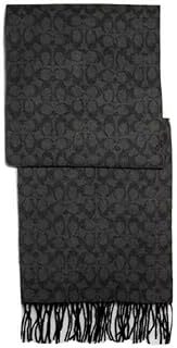 Signature coach scarf (black).. Shop from our extensive catalog at DIAYTAR NIGERIA and enjoy doorstep delivery in just 5-8 days.