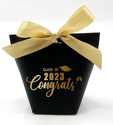10 Boxes with 2023 diploma delivery candy, degree gift box, chocolate box for graduation gifts, graduation party gifts, gold.. DIAYTAR NIGERIA: Your trusted partner for affordable online shopping with reliable delivery timeframes.