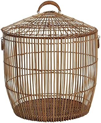 Round basket with Home R US cover, large size, 51 cm.. Shop smarter, not harder with DIAYTAR NIGERIA - thousands of products at your fingertips with affordable delivery.