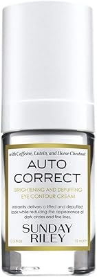 Eye Contour Cream Sunday Riley with caffeine to lighten and deflate automatic circles of dark circles and pockets.. From household needs to gadgets, DIAYTAR Nigeria has it all.