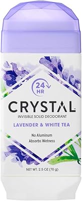 Crystal deodorant, lavender and white tea, without toxic aluminum, paraben -free, hypoallergenic, synthetic scent, vegan and cruelty to animals, 75 ml.. Shop smarter, not harder with DIAYTAR NIGERIA - thousands of products at your fingertips with affordable delivery.