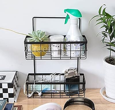 Fishal Smart Mall kitchen metal wall shelf, solid rustic metal metal shelf with 2 layers for bathroom decoration and house storage -.. Shop confidently with DIAYTAR NIGERIA's vast product range and budget-friendly nationwide shipping.