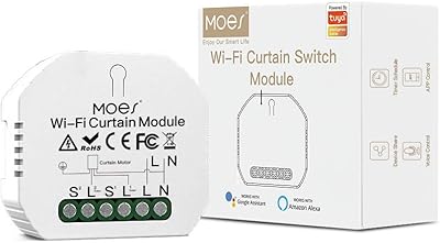 Mini MODE CHOOT WIFI SPEED Curtain Module for blinds and motorized roller shutters compatible with the SmartLife/Tuya, Amazon Echo and Google Home application, 1 package.. Shop with intention at DIAYTAR NIGERIA, offering thousands of products at budget-friendly prices.