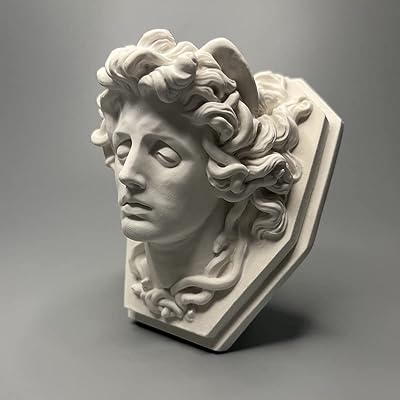 Statue of Greek mythology esher statue head of 4.15 "statue of classic Greek mythology for living room and interior decoration.. DIAYTAR NIGERIA transforms online retail with our affordable platform and dependable shipping service.