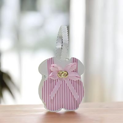 Handmade 12 -piece hand gift box for baby shower, perfect for candies, chocolates, candies and nuts, with a beautiful design in light or blue pink.. Every order, every item — DIAYTAR Nigeria delivers fast and reliably.