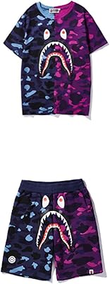 Ba-pe for men t-shirt and shorts Shark camouflage, 3D printed tracksuit, Summer pajama set Camouflage Shark 10-s.. Nigeria's fastest-growing e-commerce site offers unbeatable prices and delivery within 8 days.