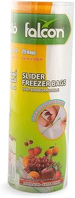 Falcon sliding freezing bags, size 25 * 20 cm - 25 parts.. Discover why millions choose DIAYTAR for affordable online shopping with delivery in just 5-8 days.