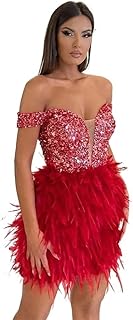 Summer dress for women sequined and feathers shoulder dress.. DIAYTAR NIGERIA: Making quality accessible to all Nigerians with affordable prices and quick delivery.