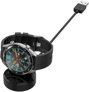 Loading support compatible with Huawei Watch GT 2/GT/GT 2nd, replacement loading station with loading cable for Watch GT 2nd/GT 2 42 mm/46 mm/GT/Honor Magic 2, Black.. Shop with confidence on DIAYTAR Nigeria — quality products and timely delivery.