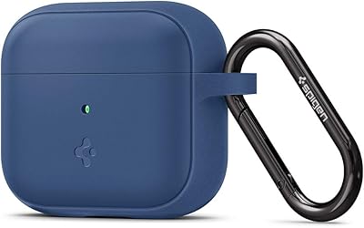 Spigen flexible silicone shell designed for 3rd generation AirPods (2021) [Double Double Layer Protection] - Dark blue.. Discover the joy of choice with DIAYTAR NIGERIA's extensive selection and budget-friendly shipping.