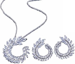 Pamir Store: jewelry set for women necklace and silver earrings.. DIAYTAR NIGERIA connects your desires with reality through our affordable e-commerce platform and quick delivery.