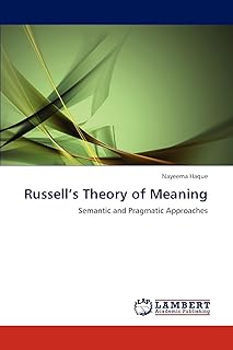 Russell's theory of meaning.. DIAYTAR NIGERIA revolutionizes online shopping with competitive prices and reliable 5-8 day delivery.
