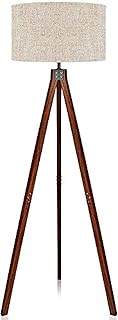 Fayruz wooden tripod floor lamp, Modern standing lamp with E26 lamp foot, wooden standing reading lamp with solid wood for living room, study room and desktop.. DIAYTAR NIGERIA connects Nigerians with quality products at affordable prices, delivered in 5-8 days nationwide.