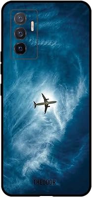 VIVO VOVO V23E/V23E mobile phone protector, 5G network, with the design of an airplane in the sky.. From Lagos to Kano, DIAYTAR Nigeria delivers across Nigeria in days.