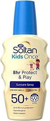 Soltan Spray One SPF 50+ for children (200 ml).. Shop smart, shop DIAYTAR - Nigeria's most affordable e-commerce platform with nationwide delivery.