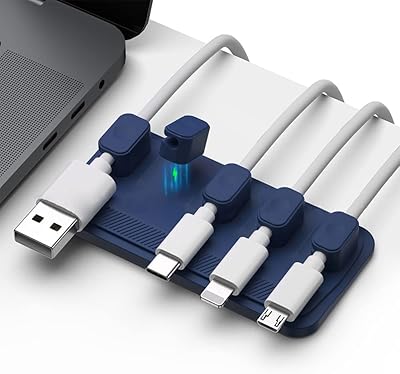 Magnetic cable organizer, magnetic cable clamps, cable support clips, versatile organizer, office cable management for all cords.. DIAYTAR NIGERIA: Putting quality products within reach of every Nigerian through our affordable marketplace.