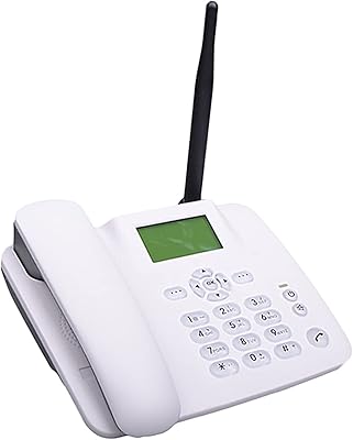 4G wireless fixed phone supporting SIM 850/900/1900/1900mHz with alarm radio and SMS function for the house, the call center, the office, the company and the Labemos hotel.. Order now, relax later — DIAYTAR Nigeria ships in 5 to 8 days.