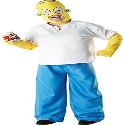 Official disguise Rubis Simpsons Homer for adults - Standard size - (up to breasts 42 "), yellow.. Buy better with DIAYTAR Nigeria — the ultimate e-commerce platform in Nigeria.