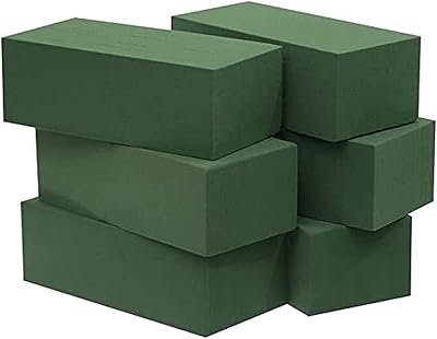Polystyrene cubes with green floral pattern for fresh spring floral compositions and craft supplies (pack of 6).. Your trusted e-commerce destination, DIAYTAR NIGERIA offers extensive variety with reliable shipping.