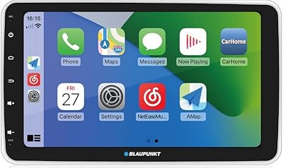 Autradio Blowpunkt Indiana 68wl 1Din compatible with Apple Carplay and Android Auto - Multimedia receiver with 10.1 inch touch screen, Bluetooth, USB port, AM/FM Tuner.. Experience shopping freedom with DIAYTAR NIGERIA's vast selection and dependable nationwide shipping.