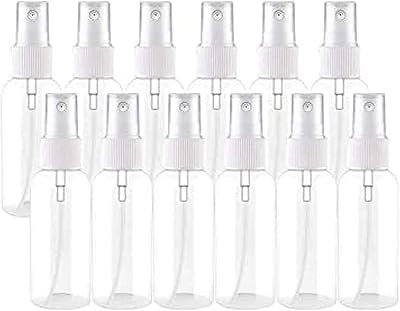 12 transparent plastic plastic spray bottles with plastic sprayer - by Chengiz.. DIAYTAR NIGERIA delivers affordability and convenience with every purchase, shipped within the week.