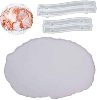Silicone mold for DIY fruit bowl with handle, irregular agate epoxy fruit tray and silicone mold with silicone handle, craft tool.. Shop from our extensive catalog at DIAYTAR NIGERIA and enjoy doorstep delivery in just 5-8 days.