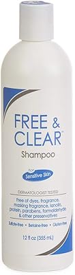 Clear hair shampoo without vanicream | For sensitive skin | PH balanced for all hair types | Without perfume or parabenus | 355 ml.. DIAYTAR NIGERIA: Your affordable shopping destination with thousands of products delivered in days.