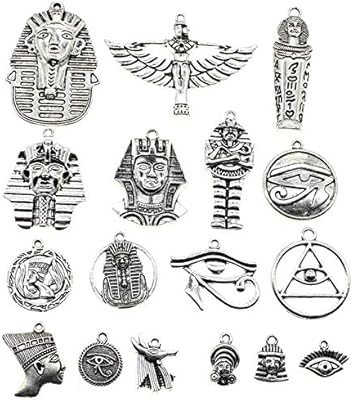 Egyptian chain pendants in ancient silver of 100 grams for the manufacture of jewelry, accessories and craft supplies.. You choose it, we deliver it — DIAYTAR Nigeria makes shopping easy.