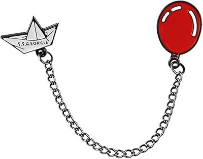 Zoikom pins, joker pins from the horrible film stephen enamel pins in the airplane in red balloon chain jewelry for the fans.. DIAYTAR Nigeria — the online store where variety meets value.