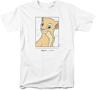 T-shirt pour homme cotton soul disney d100 roi lion nala, blanc.. DIAYTAR NIGERIA: Bringing quality products to your doorstep at prices that won't break the bank.