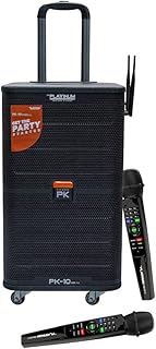 PK10 Platinum Ba Party Karaoke Trolley Box with 2 W-L huge song library.. Experience the convenience of online shopping with DIAYTAR NIGERIA's reliable 5-8 day delivery service.