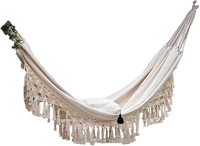 Large Brazilian hammock Dekdel, luxury double hammock for two people, interior hungry.. DIAYTAR NIGERIA redefines convenience with our vast product selection and swift nationwide delivery.