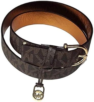 Golden imitation leather belt for women (large) brown.. Experience budget-friendly shopping at DIAYTAR NIGERIA, Nigeria's premier online marketplace with quick delivery.