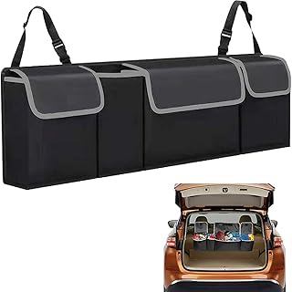 Sagreni car trunk organizer hanging organizer for fabric rear seat.. Experience shopping without compromise at DIAYTAR NIGERIA, with vast selection and quick delivery.