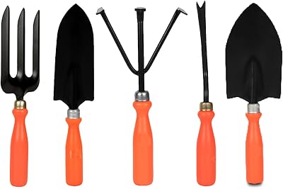 Set of gardening tools for craft seeds pack of 5 pieces.. DIAYTAR NIGERIA: Creating access to affordable products for every Nigerian with our swift delivery service.