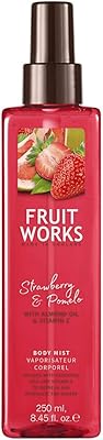Body Spray FruitWorks with strawberries and Pomelo, 250 ml.. Shop with purpose and save with DIAYTAR NIGERIA's extensive platform and nationwide delivery service.