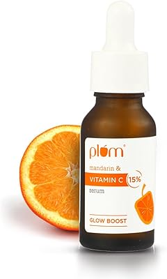 Plum face serum 15% Vitamin C Glow Boost with mandarin and acid.. DIAYTAR NIGERIA revolutionizes online shopping with competitive prices and reliable 5-8 day delivery.