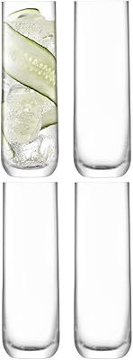 LSA International Boro Highball 420 ml Transparent | Lot of 4 | dishwasher | BG04.. Shop across categories at DIAYTAR NIGERIA with the confidence of affordable prices and delivery within 8 days.