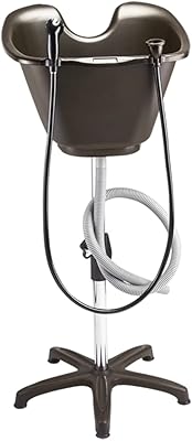Washing unit with dumbbells, portable shampoo basin, includes a drain hose and a tap with pipe, adjustable height, lighting supports, model: Fasel 1890.. Home to endless choices and pocket-friendly prices — DIAYTAR Nigeria.