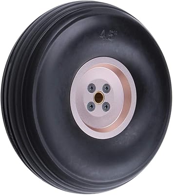 Hobby Park 1 piece wheel and rubber tire for RC plane spare parts (4.5 "/114 mm).. DIAYTAR NIGERIA: Where shopping meets satisfaction with affordable prices and prompt delivery services.